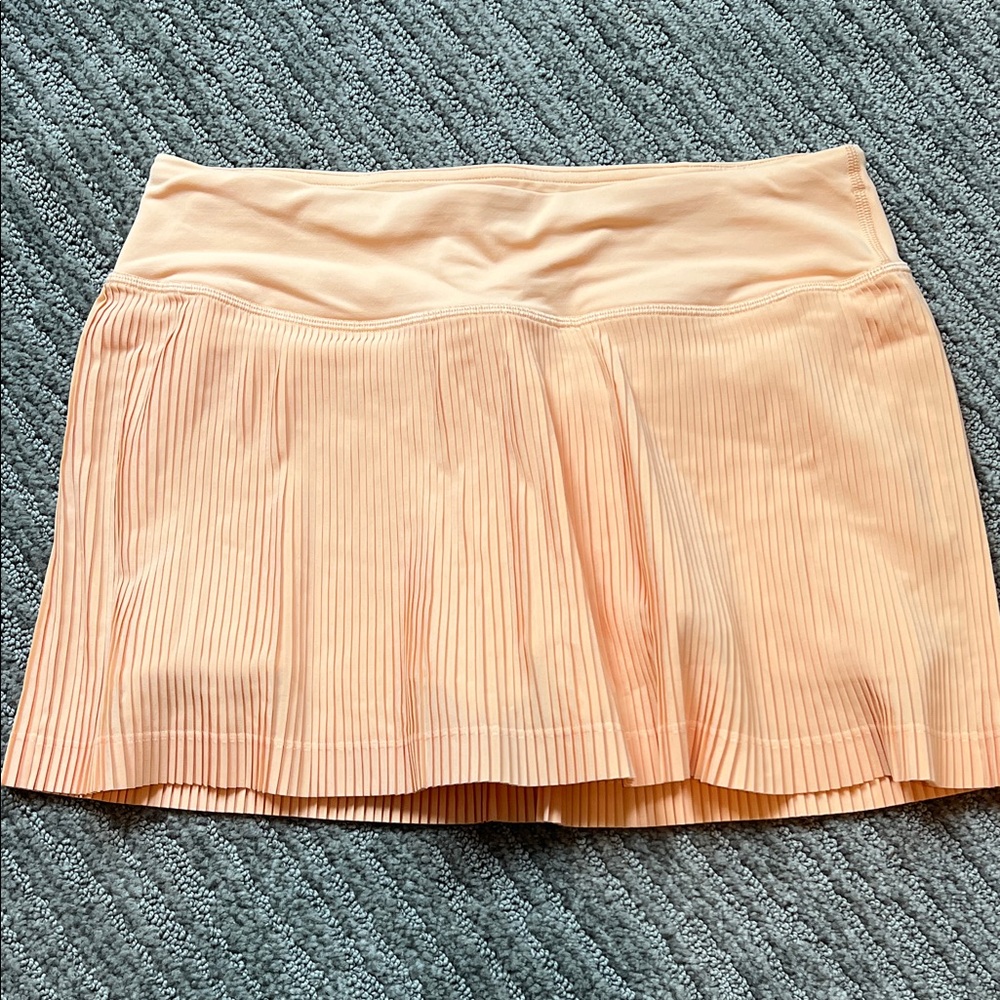 Lululemon Athletica Peach Pleated Skort